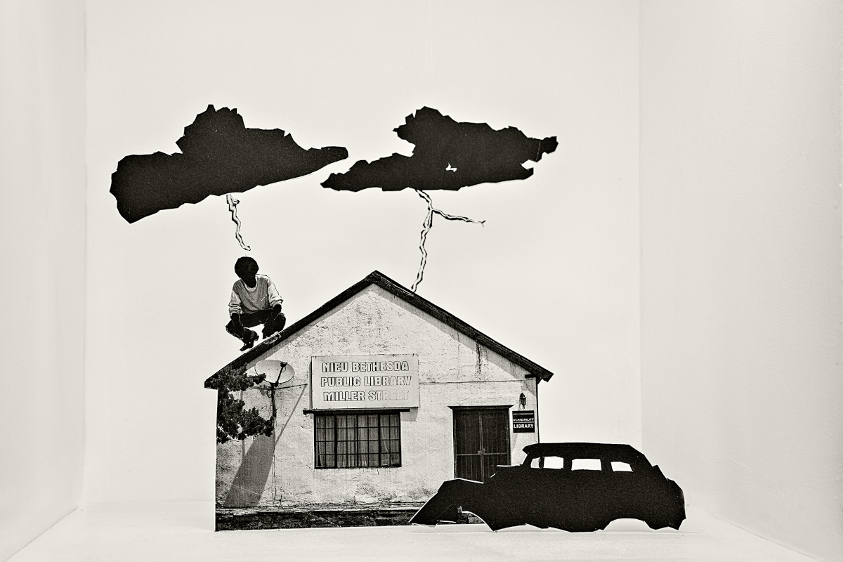 Lebohang Kganye, Johannes Hattingh struck by the bolts from above, Tell Tale, 2018, © Lebohang Kganye, © AFRONOVA GALLERY