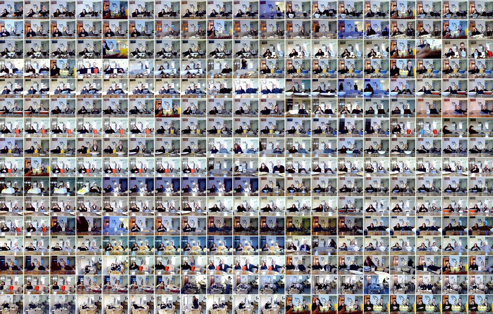 © Kurt Caviezel, Wallpaper Couple, 2014 Net-Photography A couple in front of a private but publicly accessible webcam, photographed during a year.